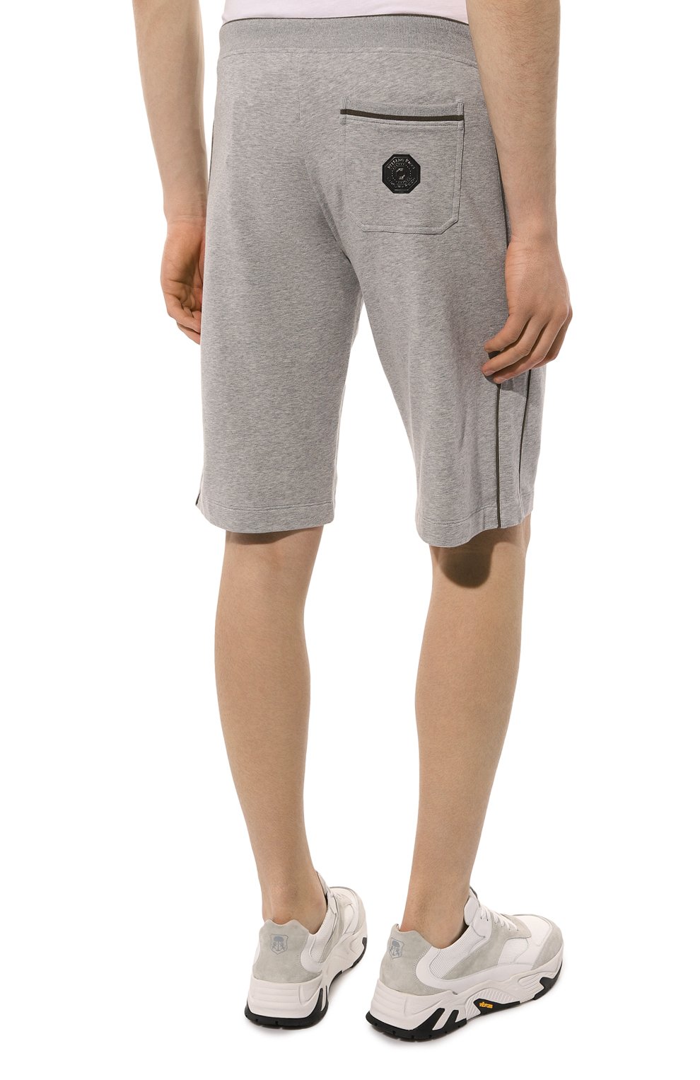 Хлопковые шорты STEFANO RICCI серого цвета по цене 79200 руб., арт. K111020B3T/T23256, фото 4 Хлопковые шорты STEFANO RICCI, арт. K111020B3T/T23256, фото 4