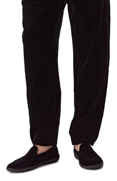 Бархатные лоферы GIORGIO ARMANI, арт. GM002211/AF20300, фото 3