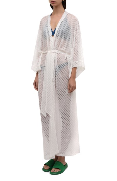 Туника из вискозы MISSONI белого цвета по цене 86600 руб., арт. MMQ00271/BR00G5, фото 3 Туника из вискозы MISSONI, арт. MMQ00271/BR00G5, фото 3