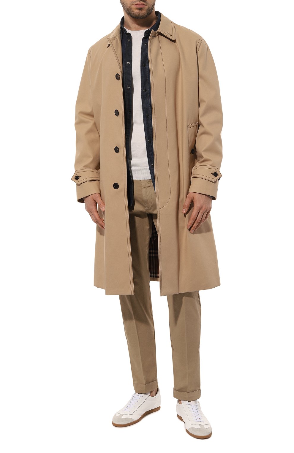 Брюки из хлопка и шелка BERWICH, арт. VULCAN0Z GD/TF0599X, фото 2