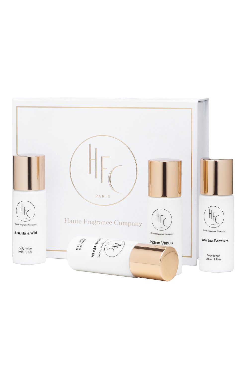 Дорожный набор женских лосьонов для тела (4x30ml) HFC, арт. 3760354920061, фото 2