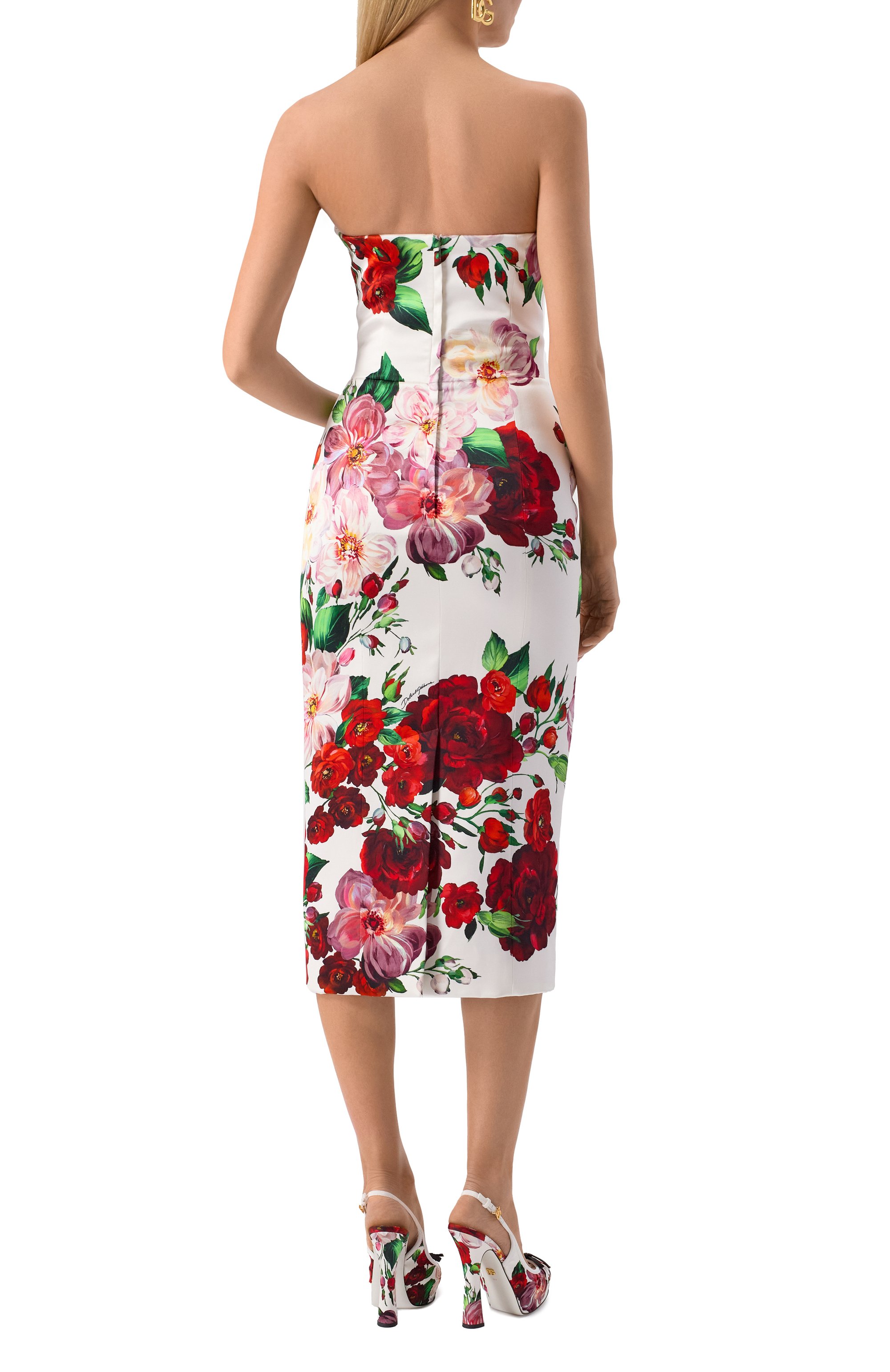 Атласное платье DOLCE & GABBANA, арт. F6TURT/FSIB4, фото 4