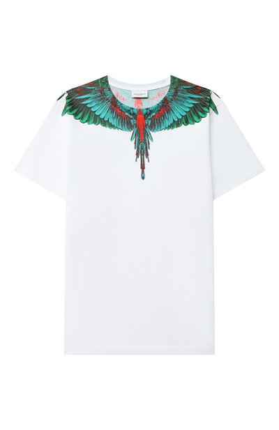 Хлопковая футболка MARCELO BURLON KIDS OF MILAN, арт. 20I/B/MB/1108/0010/8-14Y, фото 1