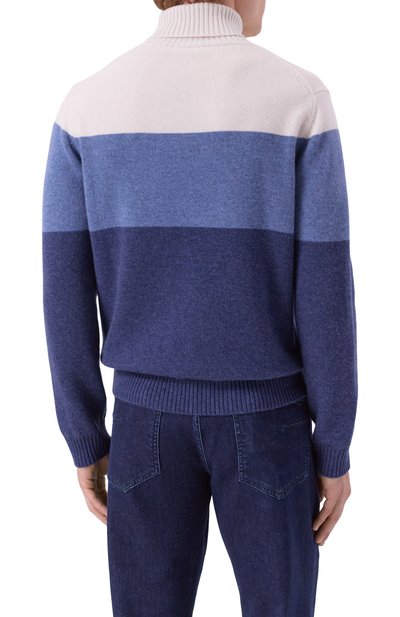 Кашемировый свитер MVST синего цвета по цене 185000 руб., арт. M25.1PM.K019, фото 4 Кашемировый свитер MVST, арт. M25.1PM.K019, фото 4