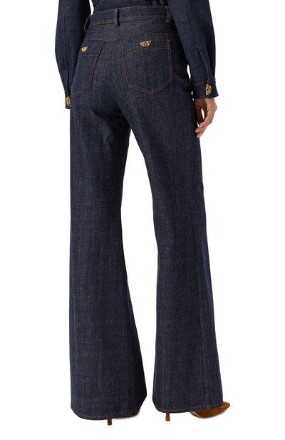 Джинсы ELIE SAAB синего цвета по цене 150500 руб., арт. P0054, фото 4 Джинсы ELIE SAAB, арт. P0054, фото 4