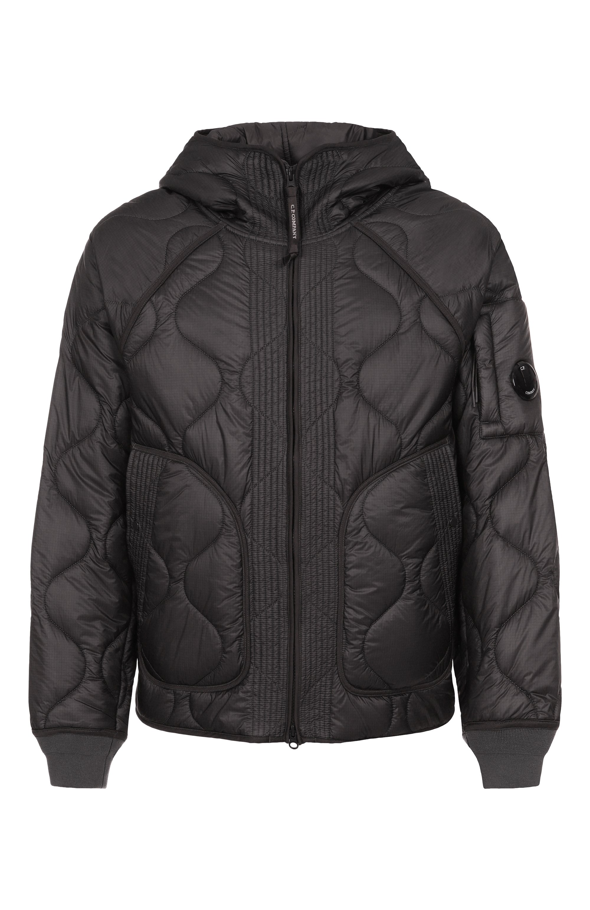 Утепленная куртка C.P. COMPANY черного цвета по цене 77950 руб., арт. 19CM0W047A110158A, фото 1 Утепленная куртка C.P. COMPANY, арт. 19CM0W047A110158A, фото 1