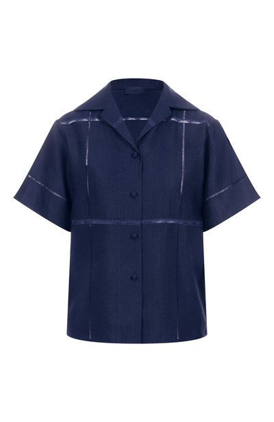 Женская рубашка изо льна и шелка MVST, арт. 25E/X2P/0/G041/5546