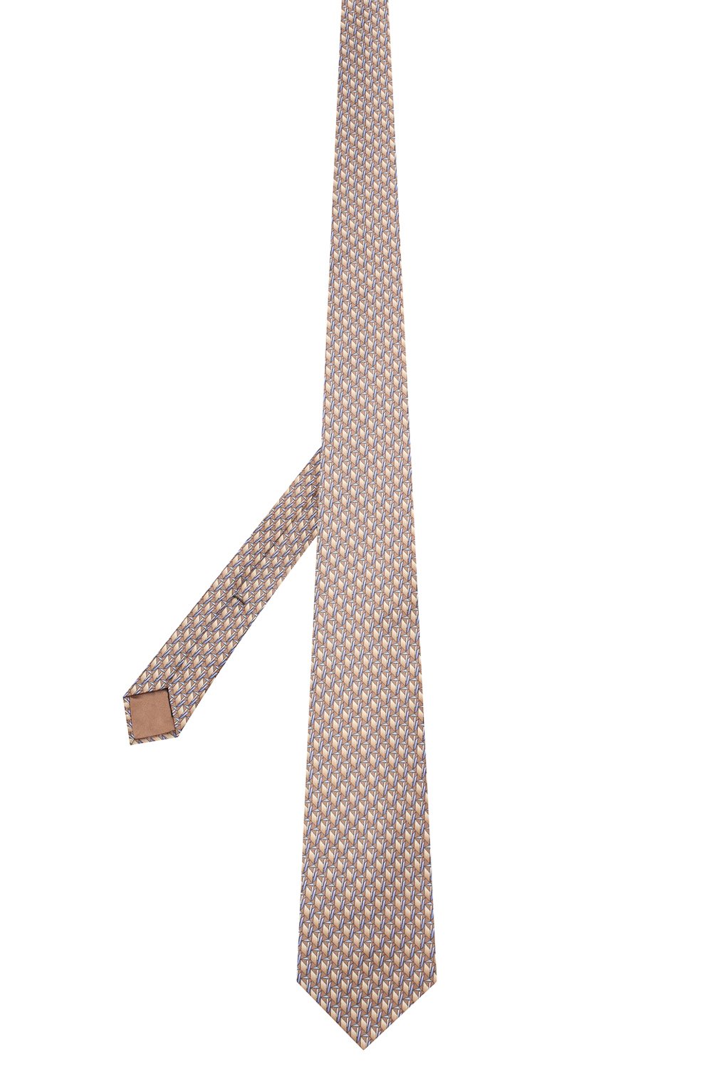 Шелковый галстук ZILLI бежевого цвета по цене 25800 руб., арт. 50224/TIES, фото 2 Шелковый галстук ZILLI, арт. 50224/TIES, фото 2