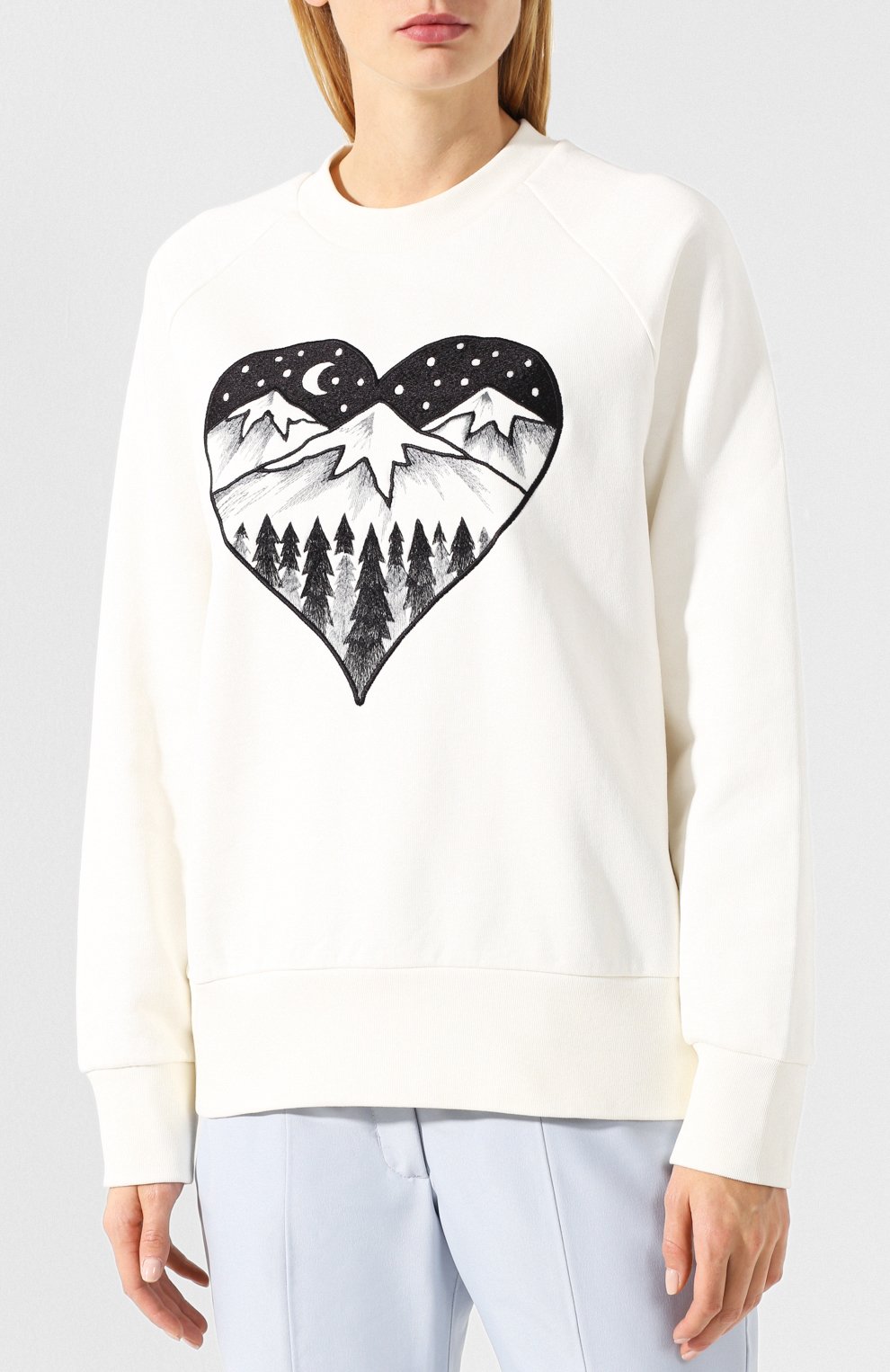 Хлопковый пуловер MONCLER GRENOBLE белого цвета по цене 35800 руб., арт. D2-098-80506-50-80426, фото 3 Хлопковый пуловер MONCLER GRENOBLE, арт. D2-098-80506-50-80426, фото 3