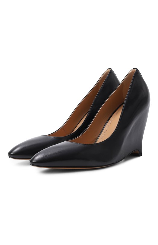 Кожаные туфли Heel-less 100 Maison Margiela S39WL0180/P7684 Чёрный S39WL0180/P7684