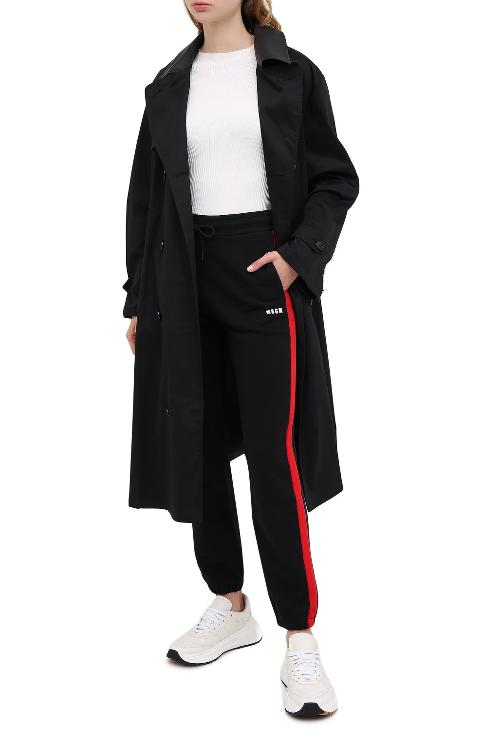 Хлопковые джоггеры MSGM, арт. 2941MDP67 207799, фото 2
