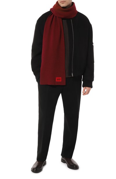 Шерстяной шарф HUGO, арт. 50496020, фото 2