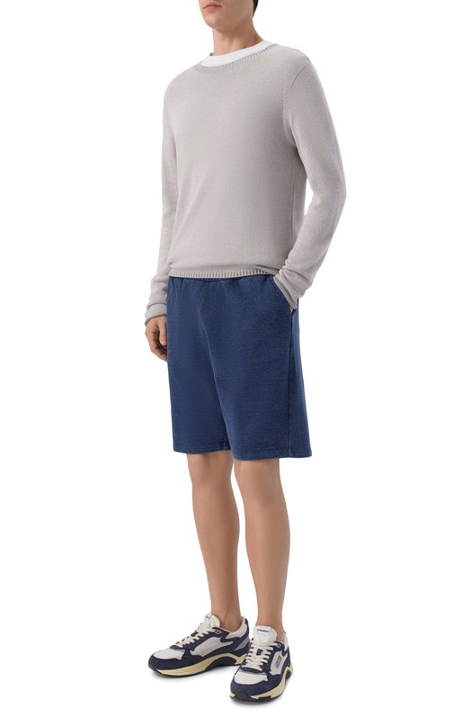 Хлопковые шорты MC2 Saint Barth RANL002-00490L/RANDLE Синий  RANL002-00490L/RANDLE Фото 2