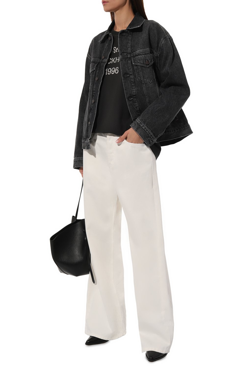 Хлопковая футболка ACNE STUDIOS, арт. FN-UX-TSHI000013, фото 2