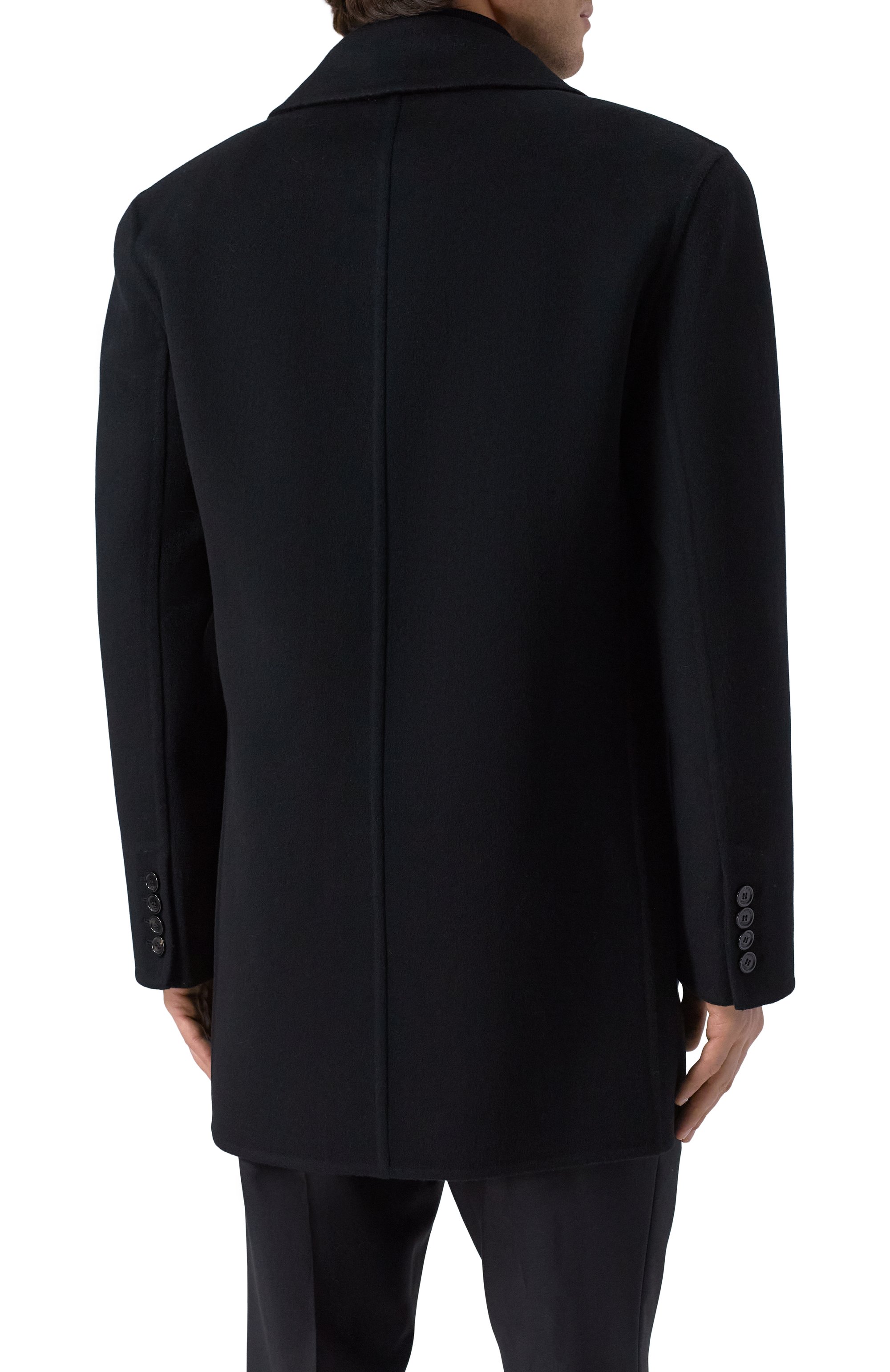 Шерстяное пальто SAINT LAURENT, арт. 837180/Y060R, фото 4