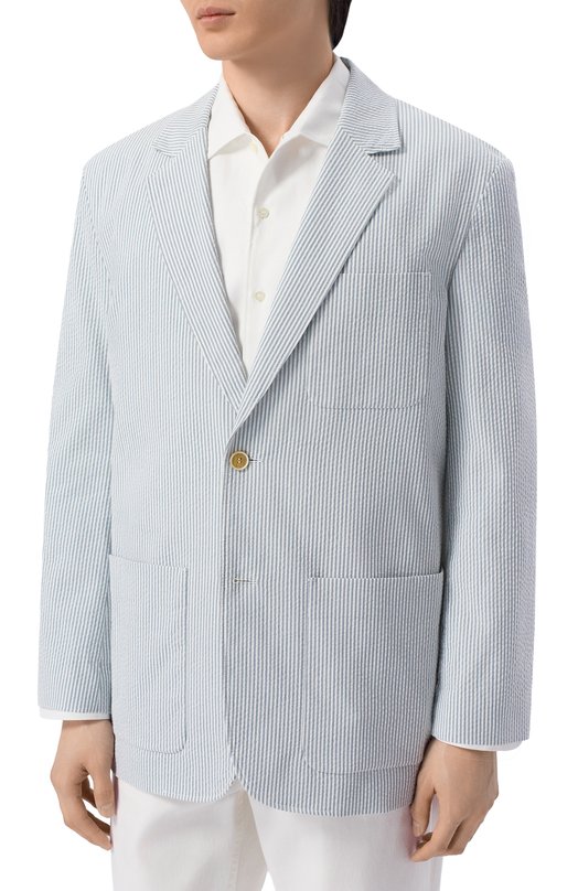 Хлопковый пиджак MVST M26.2PM.J003/F134 Серый  M26.2PM.J003/F134 Фото 3