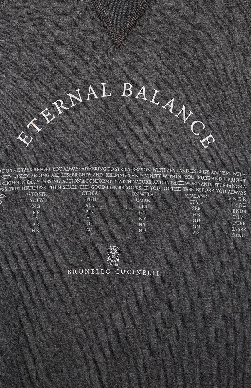 Хлопковый свитшот BRUNELLO CUCINELLI, арт. BM836E177B, фото 3