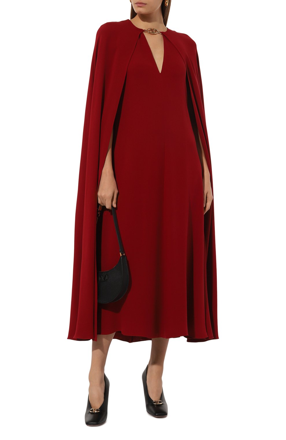 Шелковое платье VALENTINO, арт. 5B3VA9Y01MM, фото 2