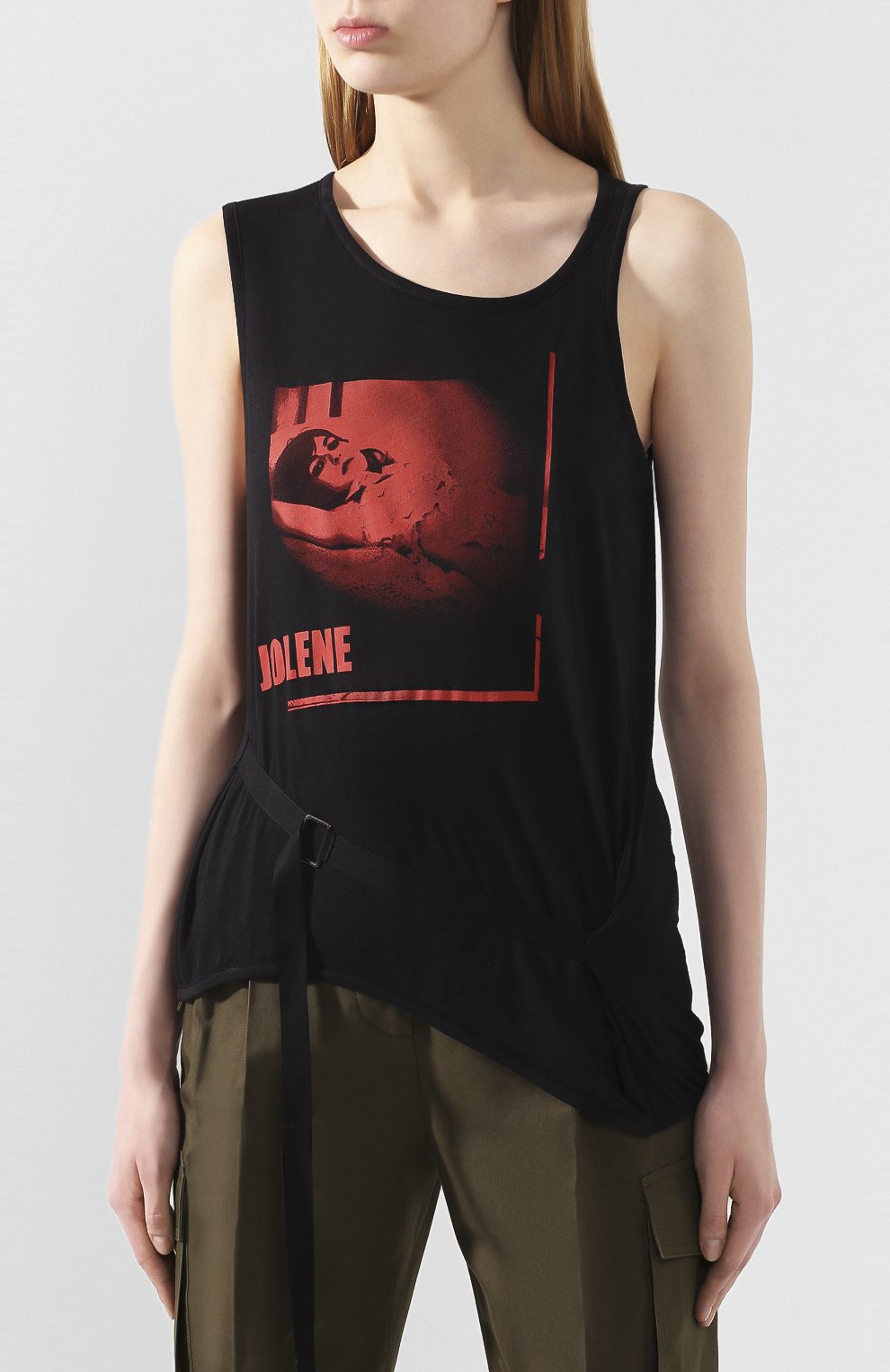 Хлопковая майка ANN DEMEULEMEESTER, арт. 2001-2465-232-098, фото 3