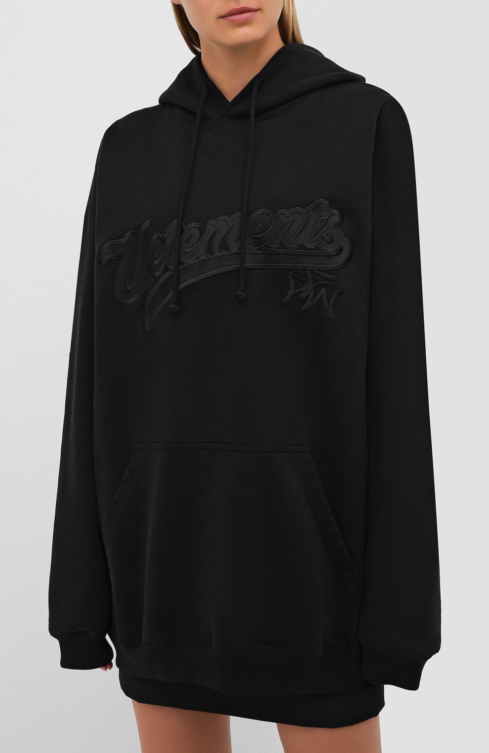 Хлопковое худи VETEMENTS, арт. UAH21TR541 1606/W, фото 3