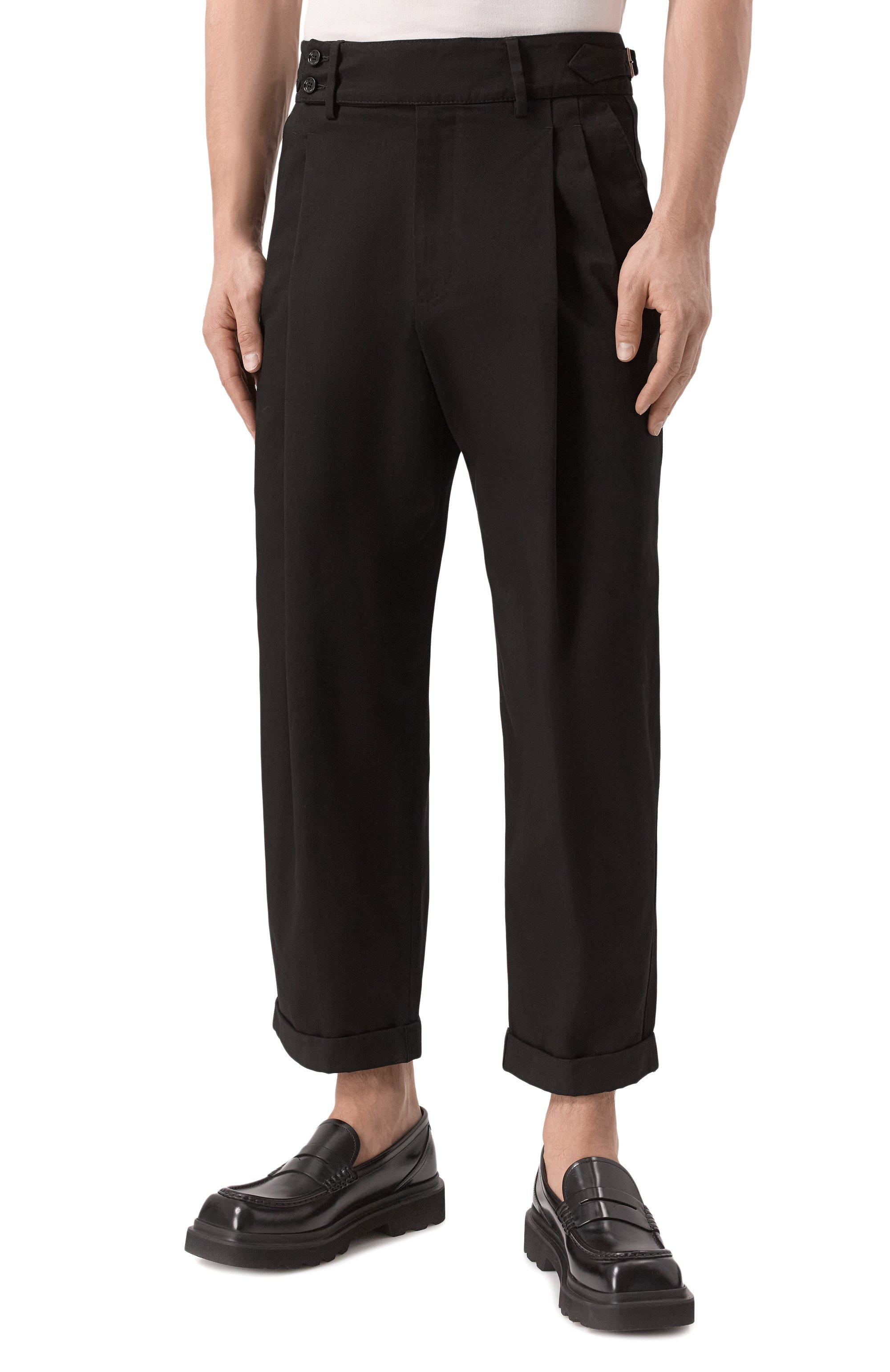 Хлопковые брюки DOLCE & GABBANA, арт. GP11LT/FU6X8, фото 3