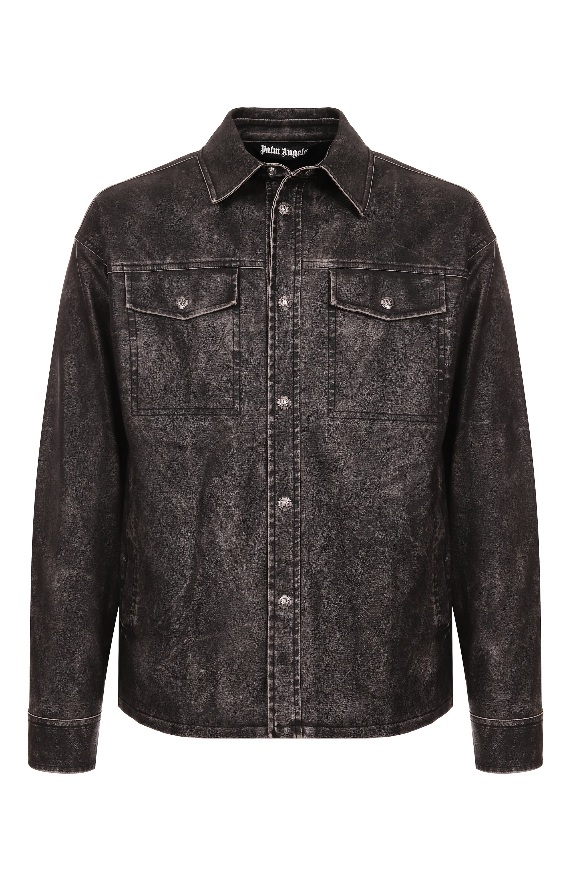 Куртка-рубашка PALM ANGELS, арт. PMJE015F25FAB001, фото 1