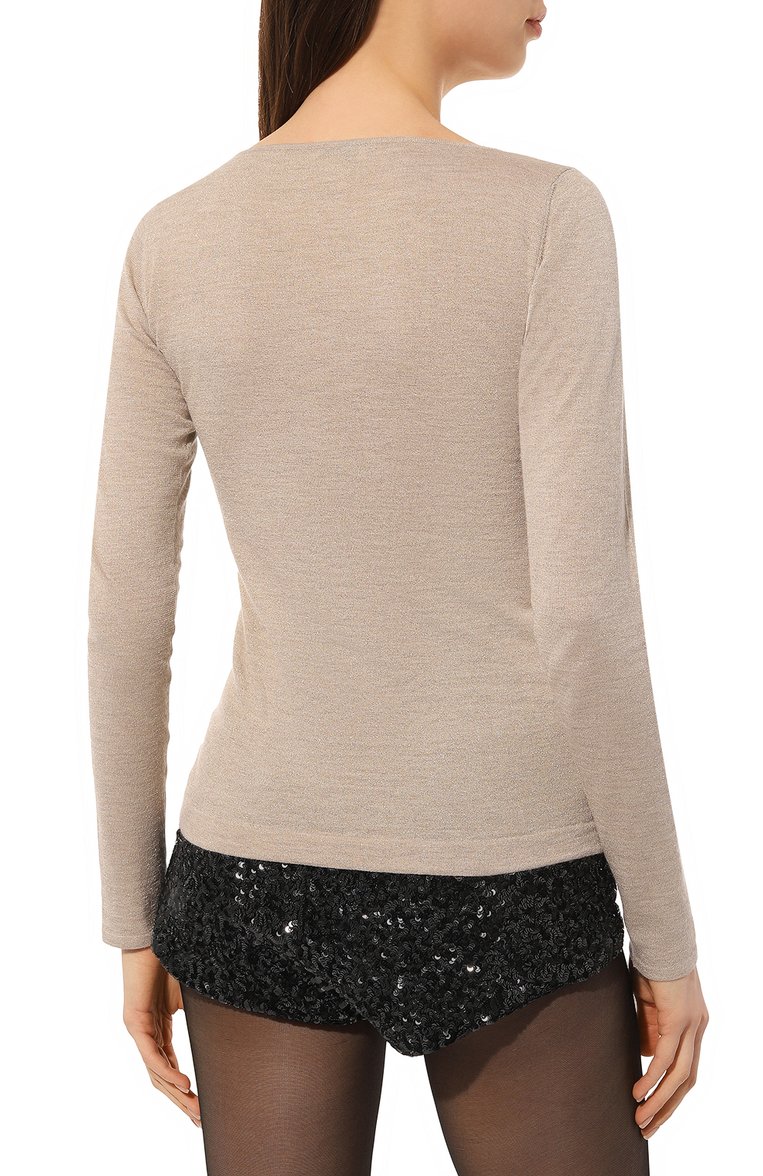 Свитер из кашемира и шелка BRUNELLO CUCINELLI, арт. M41800008, фото 4