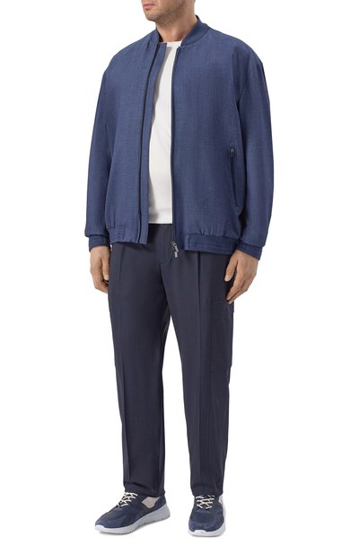 Шерстяные брюки-карго CORTIGIANI, арт. 4AP632, фото 2