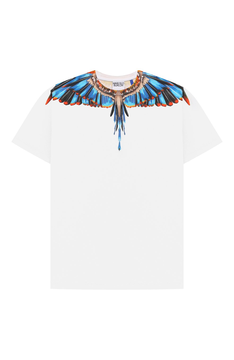 Хлопковая футболка MARCELO BURLON KIDS OF MILAN, арт. CBAA002F21JER009, фото 1