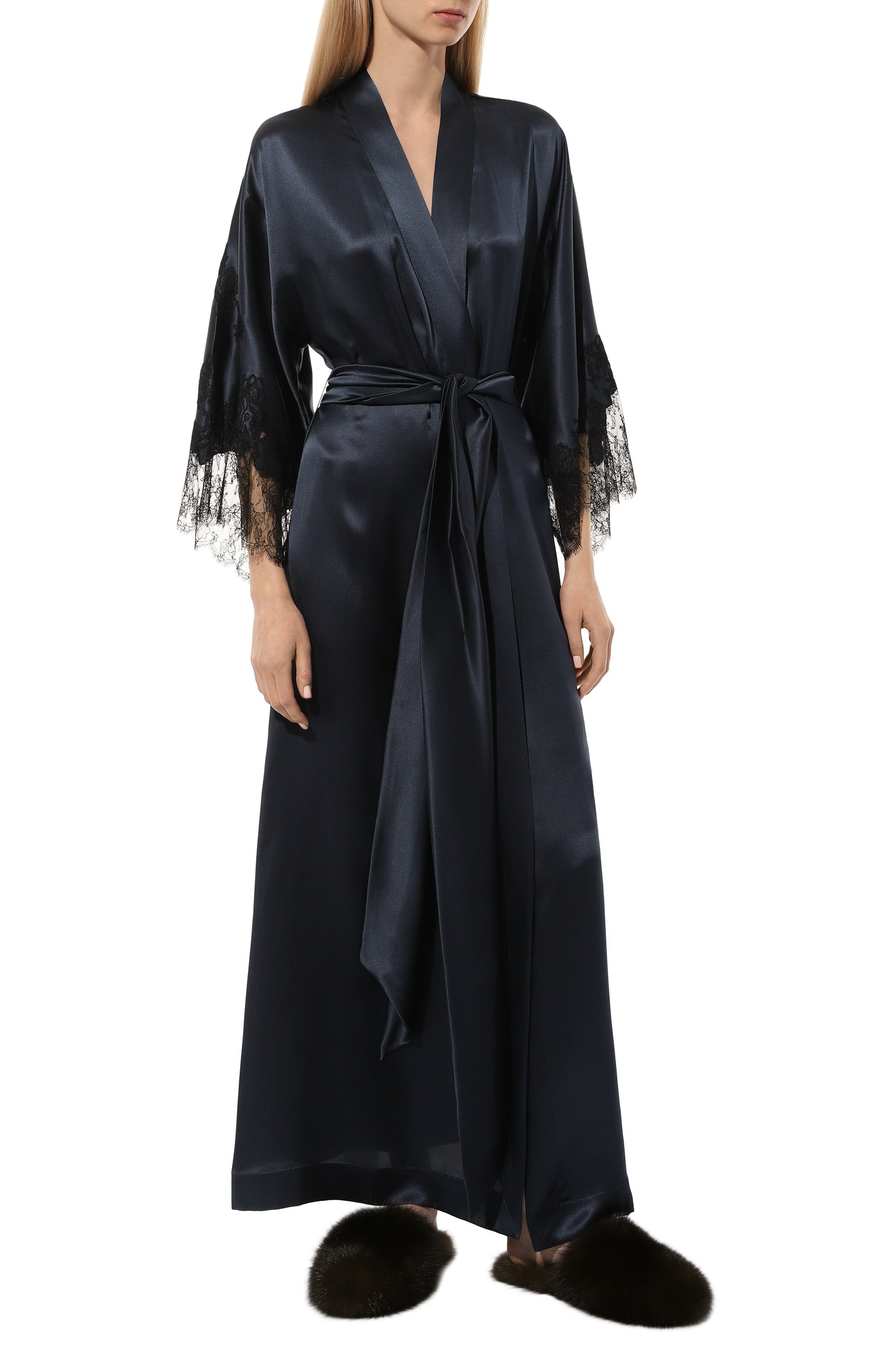 Домашние туфли из соболя BLACK SABLE, арт. BS-001M/EB, фото 2