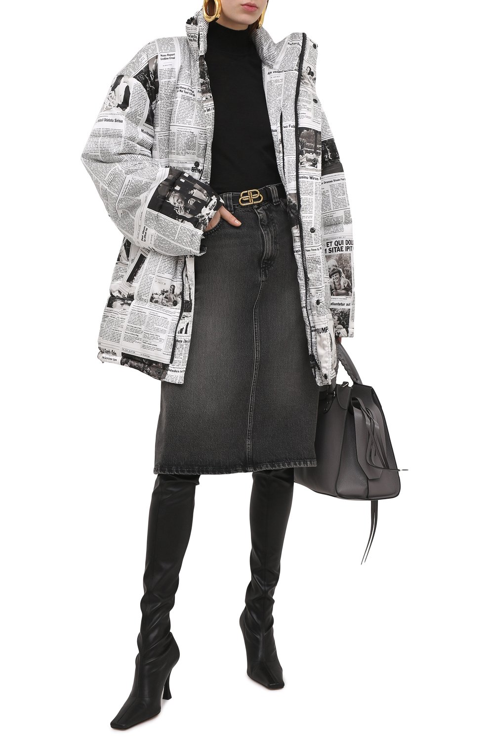 Джинсовая юбка BALENCIAGA, арт. 646913/TBP47, фото 2