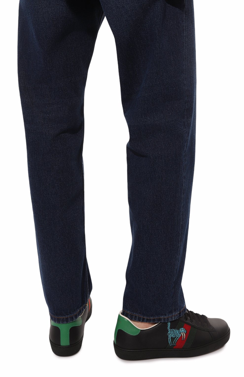 Кожаные кеды ace gucci x freya hartas GUCCI, арт. 659219 1XG60, фото 3