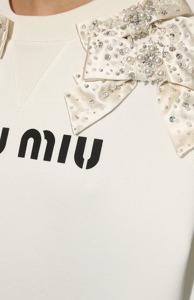 Свитшот MIU MIU, арт. MJL741-1WAP-F0009, фото 5