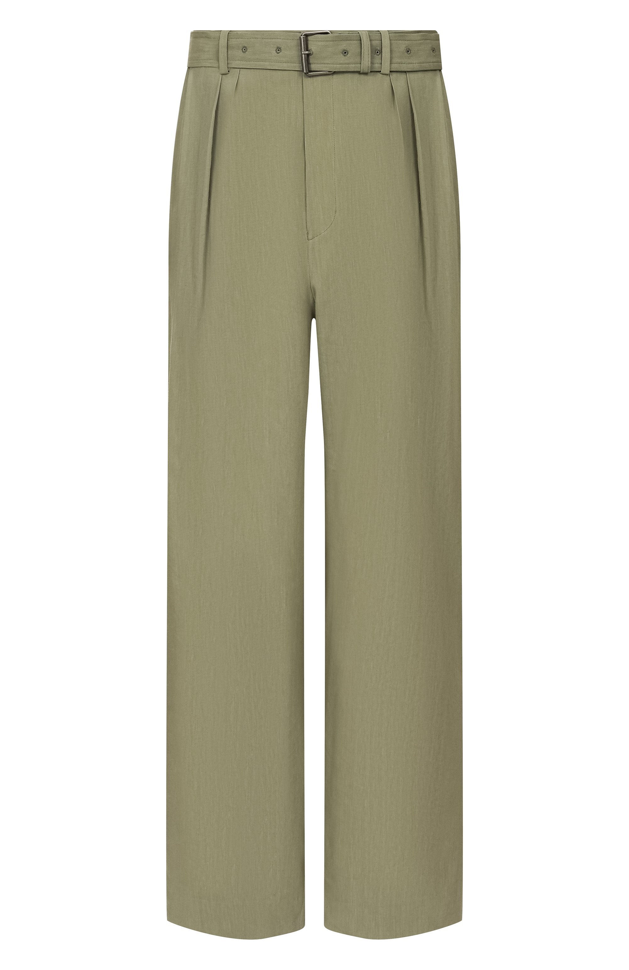 Брюки изо льна и вискозы DRIES VAN NOTEN, арт. 020952/3237, фото 1