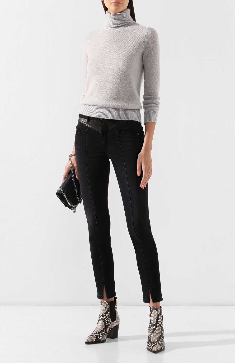 Водолазка из смеси кашемира и шелка IL BORGO CASHMERE, арт. 54-1235G0, фото 2