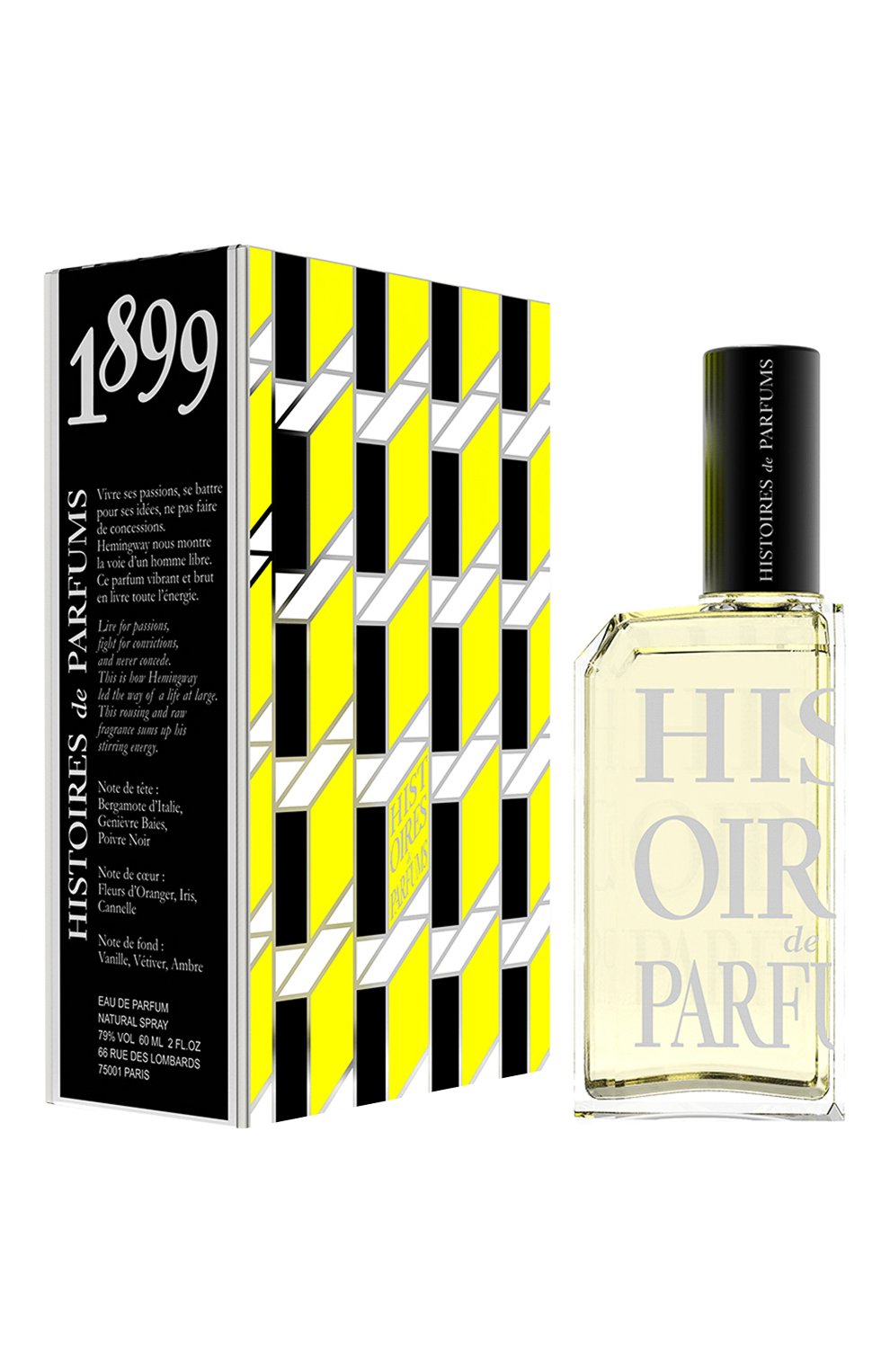 Парфюмерная вода 1899 (60ml) HISTOIRES DE PARFUMS бесцветного цвета по цене 12500 руб., арт. 1899B60F, фото 2 Парфюмерная вода 1899 (60ml) HISTOIRES DE PARFUMS, арт. 1899B60F, фото 2
