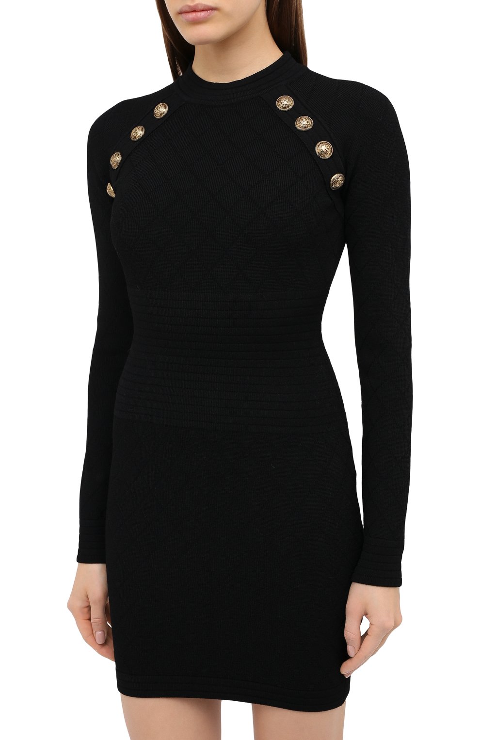 Платье из вискозы BALMAIN, арт. UF16213/K110, фото 3