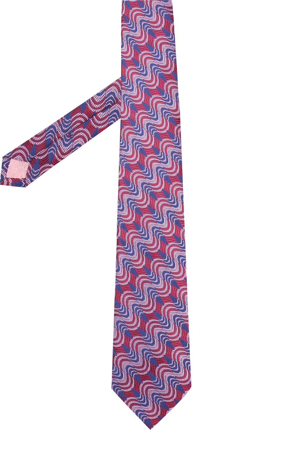 Шелковый галстук с узором TURNBULL & ASSER бордового цвета по цене 15650 руб., арт. TIE002-BB231, фото 2 Шелковый галстук с узором TURNBULL & ASSER, арт. TIE002-BB231, фото 2
