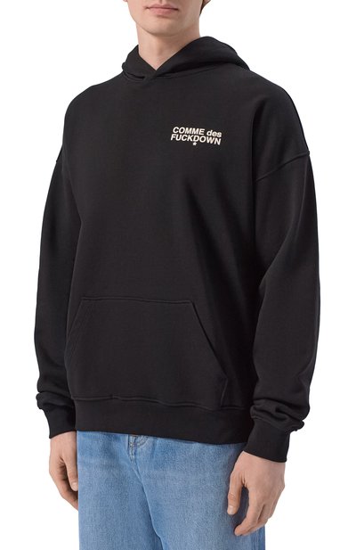 Хлопковое худи COMME DES FUCKDOWN, арт. CFABM01933, фото 3