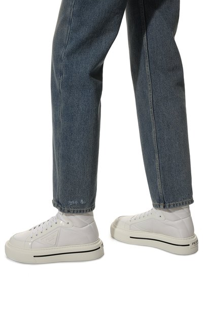 Текстильные кеды macro PRADA, арт. 1T642M-3LF5-F0009-B045, фото 3