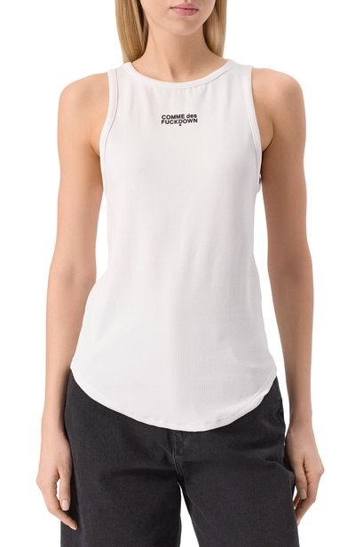 Хлопковая майка COMME DES FUCKDOWN, арт. CFABW01246, фото 3