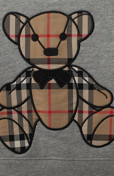 Хлопковый свитшот BURBERRY, арт. 8033251, фото 3