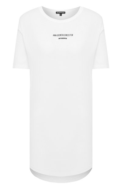 Женская хлопковая футболка ANN DEMEULEMEESTER, арт. 2001-3979-W-232-002