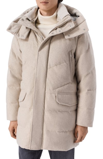 Пуховик из кашемира и шерсти KITON, арт. UGK211BK0271L, фото 3