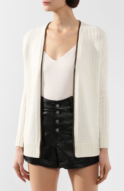 Кардиган из смеси шерсти и вискозы SAINT LAURENT, арт. 605878/YAJT2, фото 3