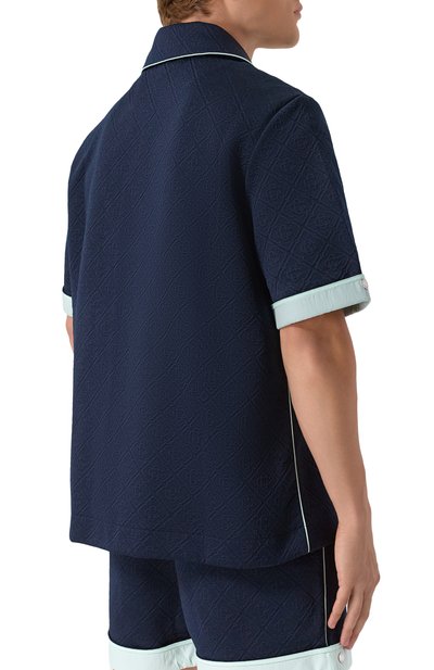 Рубашка CASABLANCA темно-синего цвета по цене 112000 руб., арт. MPF25-SH-190-01, фото 4 Рубашка CASABLANCA, арт. MPF25-SH-190-01, фото 4