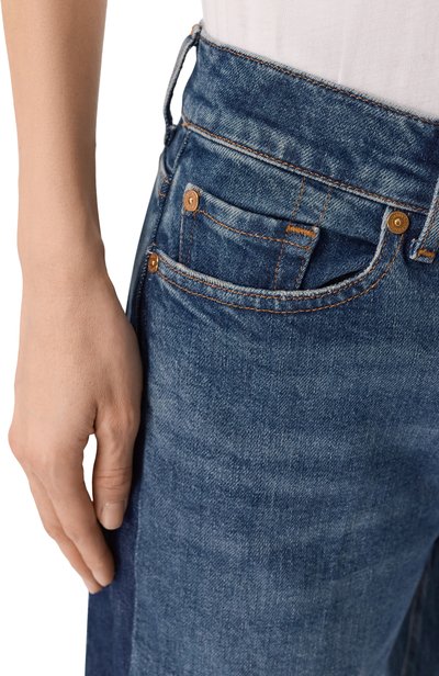 Джинсы lotta tailorless 7 FOR ALL MANKIND синего цвета по цене 34300 руб., арт. 7U8E0K85-43Y, фото 5 Джинсы lotta tailorless 7 FOR ALL MANKIND, арт. 7U8E0K85-43Y, фото 5