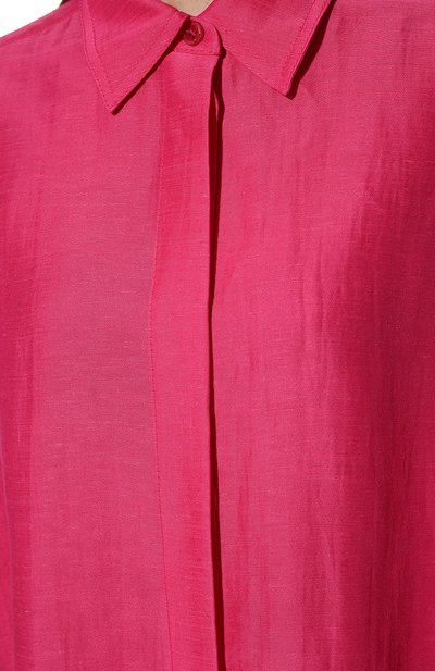 Рубашка изо льна и вискозы BOSS, арт. 50469354, фото 5