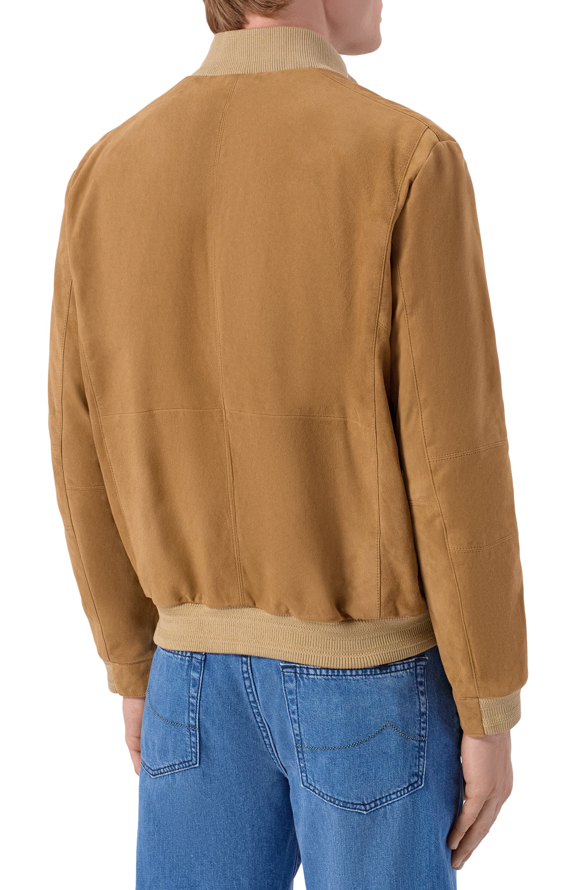 Замшевый бомбер ANDREA CAMPAGNA, арт. 232625/AC/00418I, фото 4