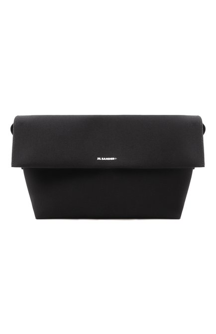 Мужская сумка utility medium JIL SANDER черного цвета, арт. J49WG0003/P6647 | Фото 1 (Драгоценные камни: Проставлено; Материал: Текстиль; Размер: medium; Ремень/цепочка: На ремешке; Материал сплава: Проставлено)